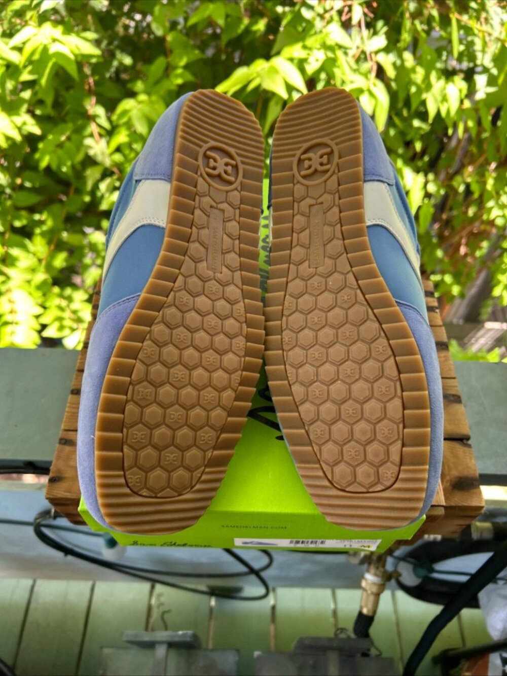 Sam Edelman Zaria Blue/White Suede Sneakers 11-M - Picture 5 of 7
